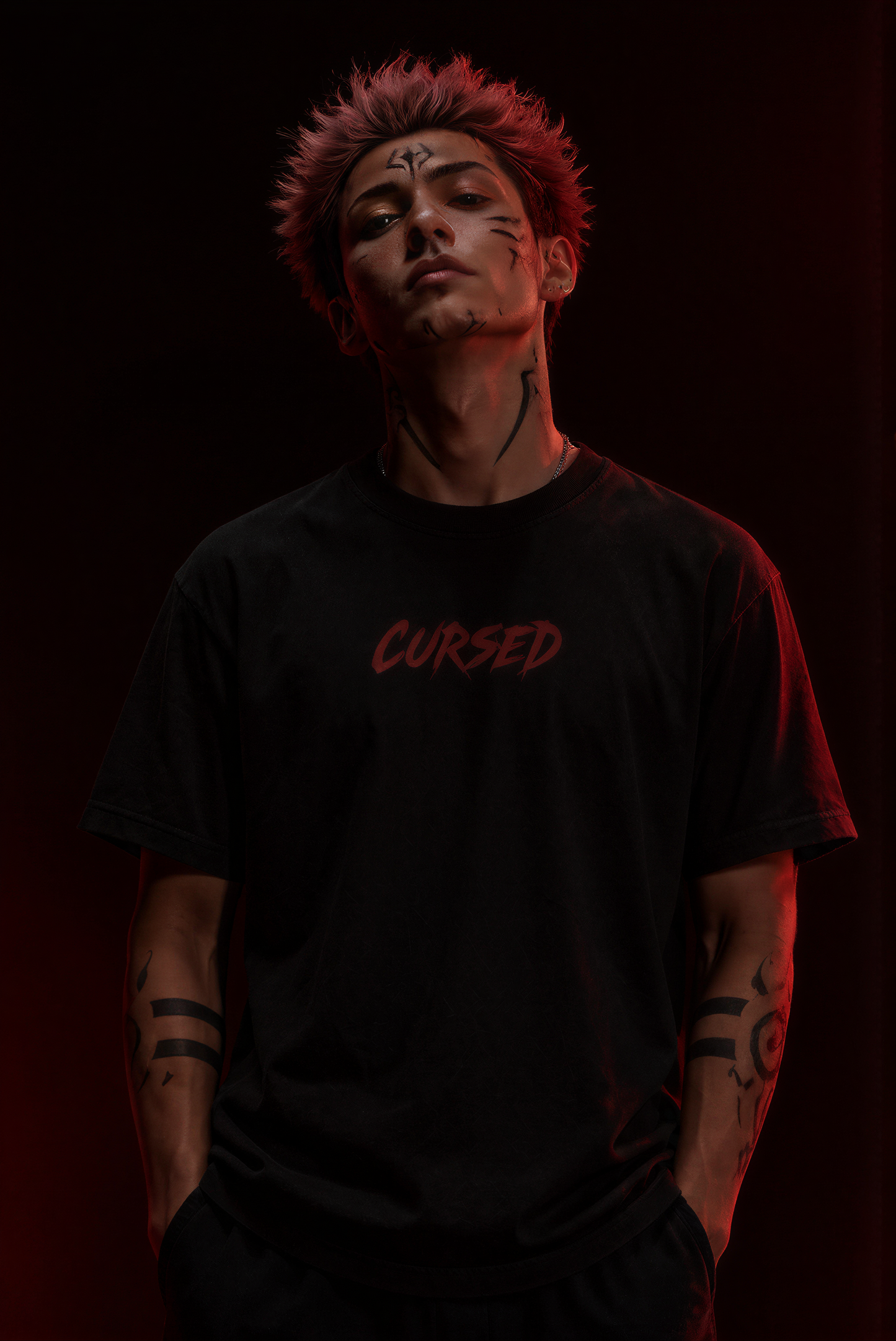 Vintage Wash King of Curses Streetwear Shirt