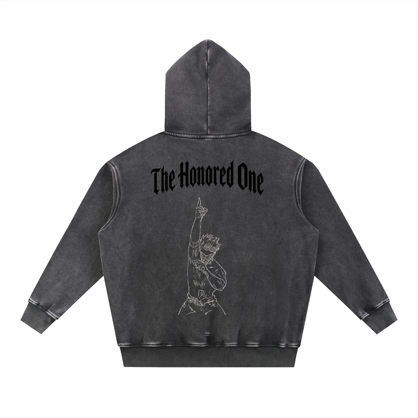 The Honored One Washed Oversize Hoodie