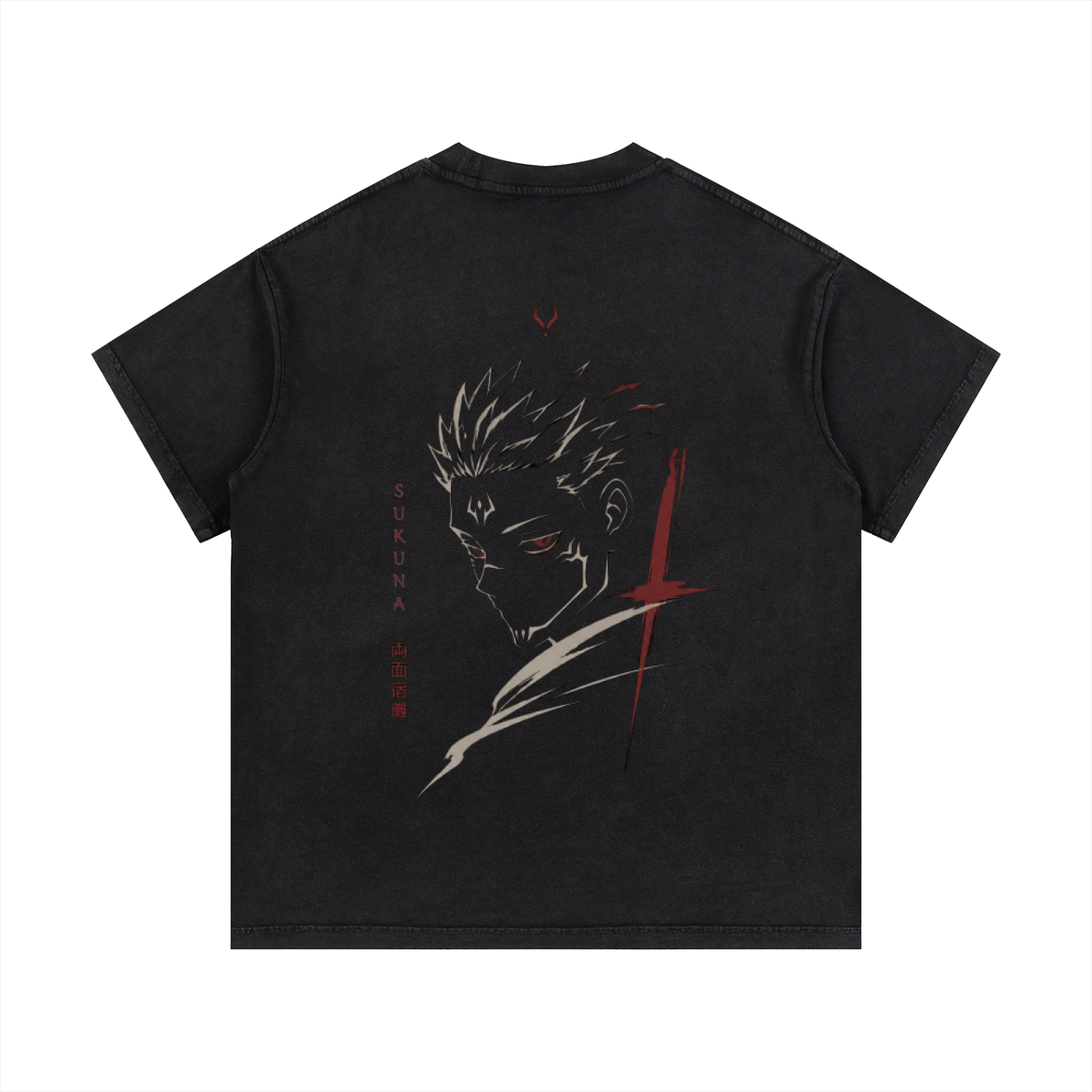 Vintage Wash King of Curses Streetwear Shirt