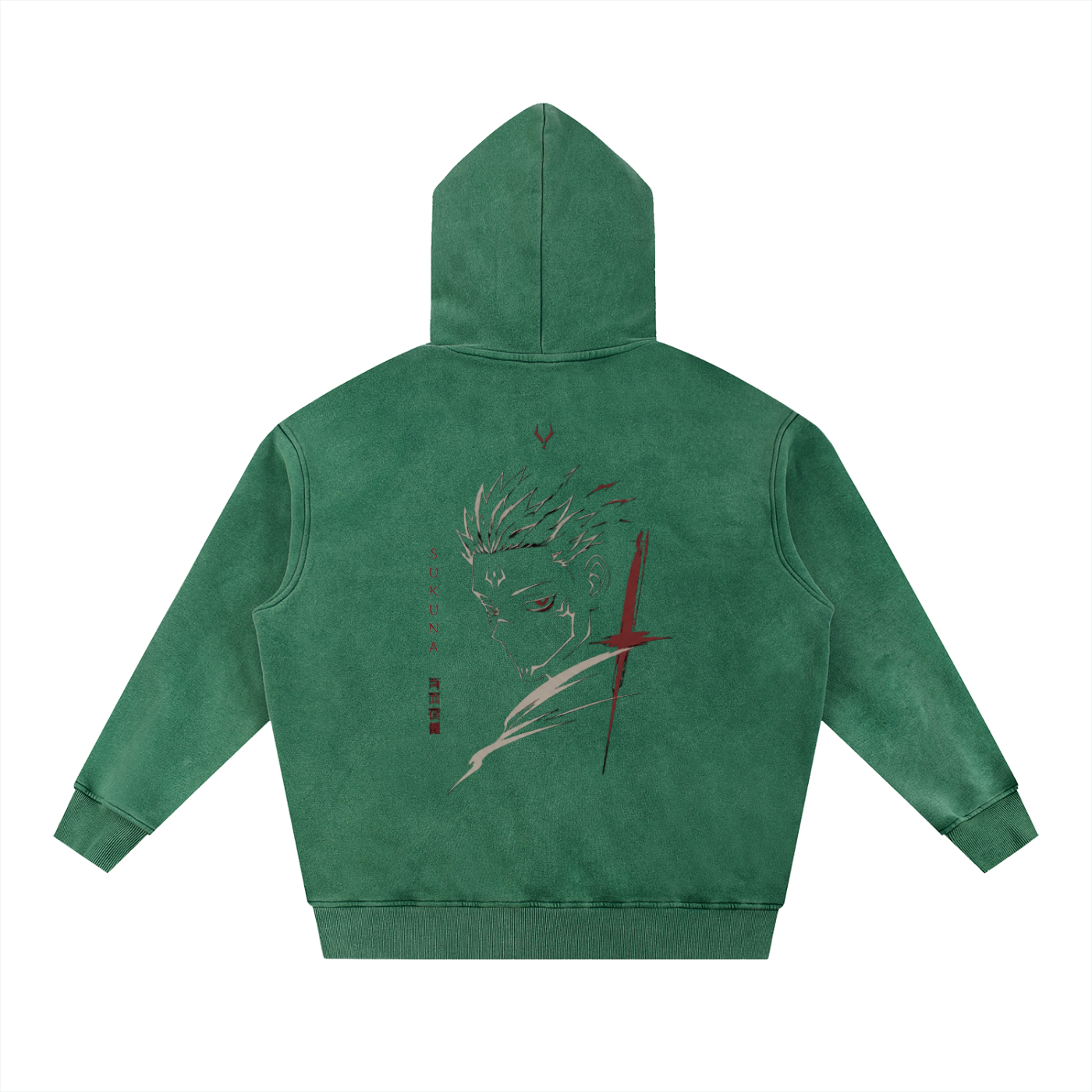 King of Curses Washed Oversize Hoodie